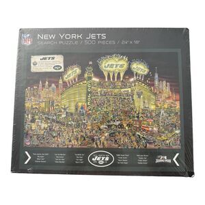 NEW YORK JETS Joe Journeyman Search/Find Puzzle - 500 pc Puzzle 24x18